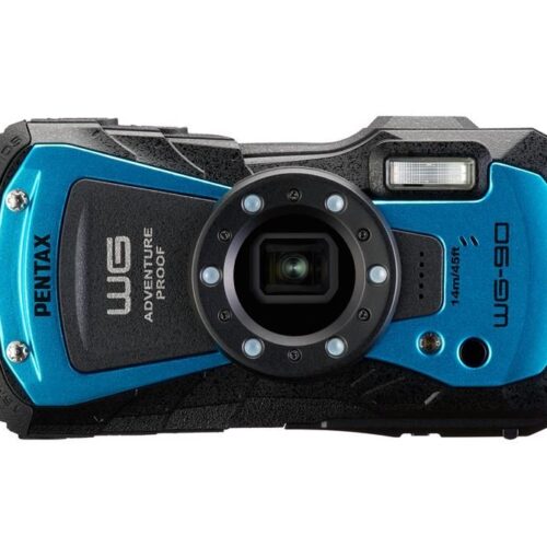 Cámara compacta digital Pentax WG-90 Azul y Negro