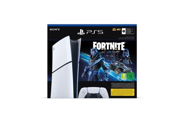 Paquete de consola Sony PlayStation®5 Digital Edition Modelo delgado Fortnite® Estrella de cobalto - Imagen 2