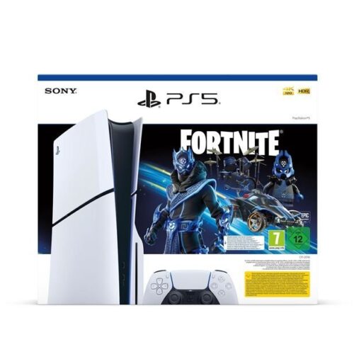 Sony PlayStation®5 Edición Estándar Paquete de Consola Modelo Slim Fortnite® Cobalt Star