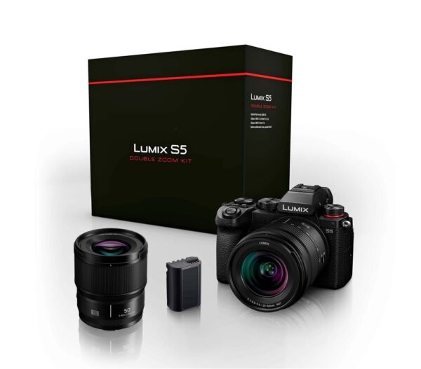 Panasonic Lumix S5 + S 20-60mm f/3.5-5.6 + S 50mm f/1.8 Paquete sin espejo + 2ª batería - Imagen 2