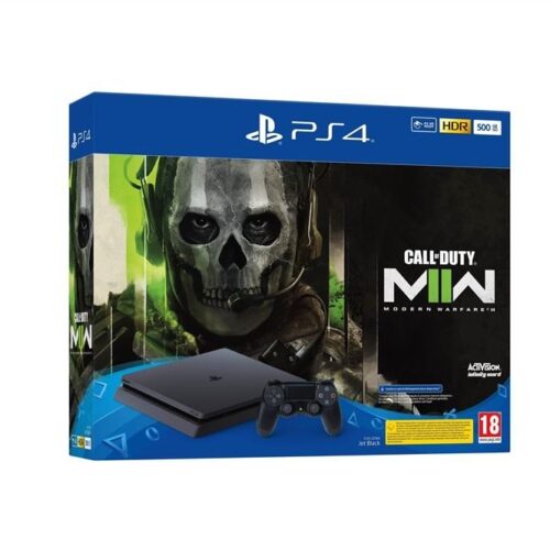 PS4 Slim 500GB + Paquete Call Of Duty Modern Warfare II