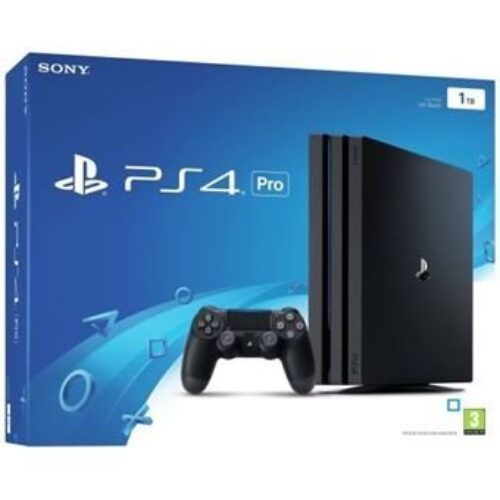 Sony PlayStation 4 Pro – Consola de juegos – 4K – HDR – Disco duro de 1 TB – Negro azabache